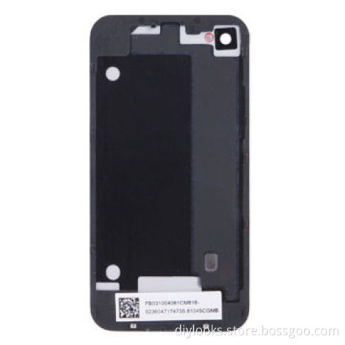 High Counterfeit Glass Back Cover for iPhone 4S (Original Black)
